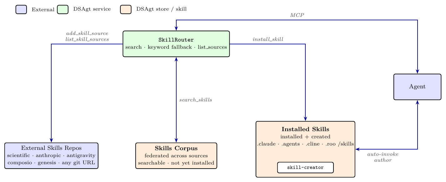 DSAgt skill routing